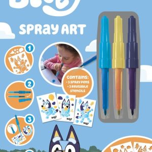 Bluey Spray Art!